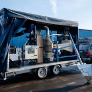 McArthur BDC's mobile grain cleaning system - Ref: SOPHIE ATKINS PHOTOGRAPHY