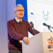 Rory Christie, speaking at the British Beef Cattle Breeders' Conference