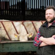 Matthew Milne from Elgin Charolais  Ref:RH110424013  Rob Haining / The Scottish Farmer