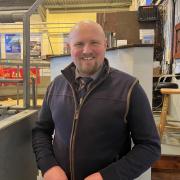 Ellis Mutch is the auctioneer for Shetland market in Lerwick