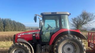 This Massey Ferguson 5465 (57 Reg) topped the sale at  £17,600