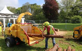 Vermeer's BC200 woodchipper impressed on its ARB Show stand