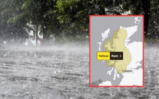 Met Office weather warning issued with up to 170mm of rain possible