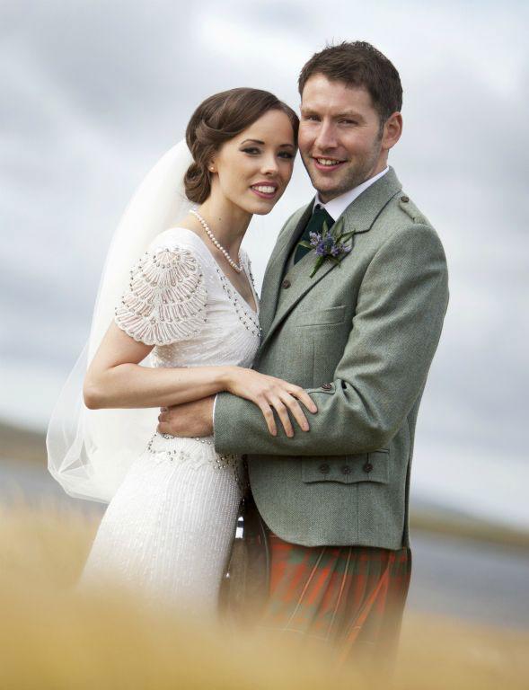 Married last year at St Magnus cathedral, Orkney, are Bryony Muir, Upper Onston Farm, Stenness, to John MacGregor, Allanfauld Farm, Kilsyth. Photo: Macgregor Photography.