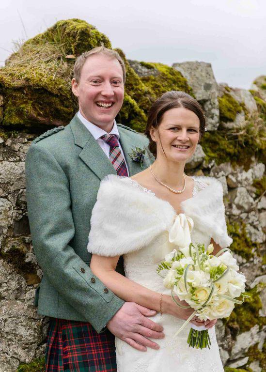 Xander Donald and Jenny Fullerton, both of Pathhead, were recently married at Gordon Parish Church. Photo: Suzanne Black Photography.