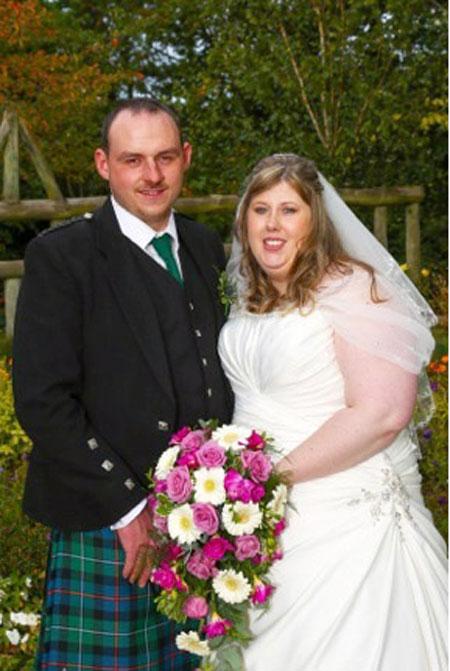 James Calder and Dana Bremner both of  East Mains Farm Cottages, Duffus, Elgin, were  married at the Mansion House Hotel in Elgin. Photo: Studio 8 Photography.