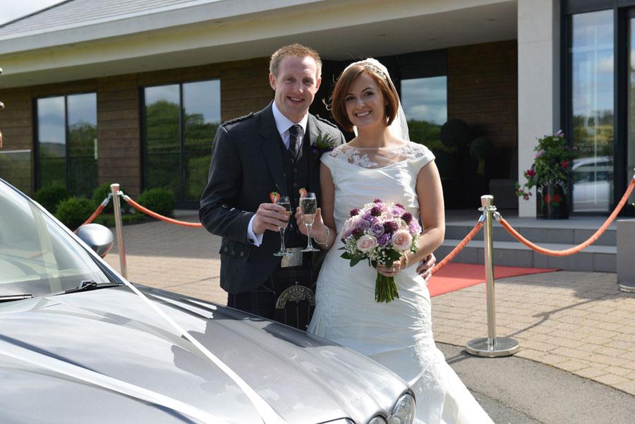 Elaine Lawrie, Brieryside, Monkton and David Young, Carbieston Byres, Coylton, were married at Kingcase Church, Prestwick, followed by a reception at Lochside House Hotel, New Cumnock.