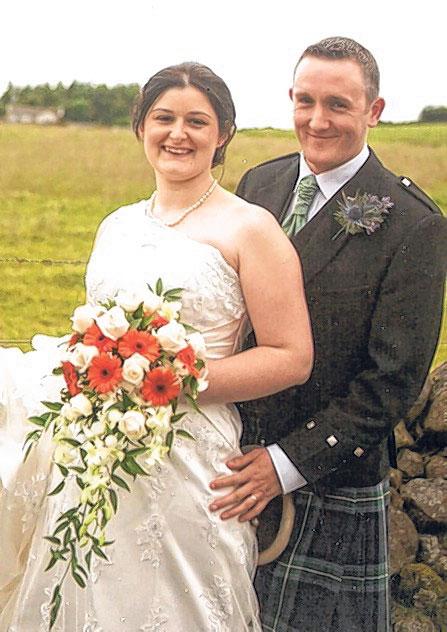 Neil Gilliland and Lauren MacIver, Nyadd Farm, Blairdrummond, Stirling, were married at The Vu, Bathgate.