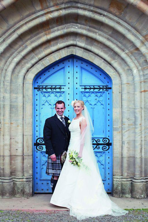 Kirstian Howie from North Woodhill Farm, Kilmaurs, married
Jack Findlay from Craigquarter Farm, Stirling, at   New Laigh Kirk, Kilmarnock. Photo: Craig and Eva Sanders.