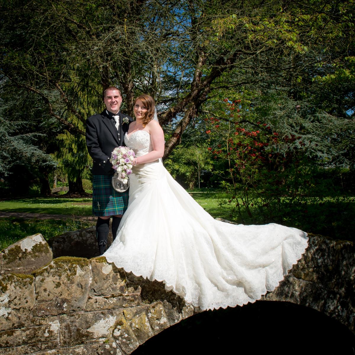 Claire Stewart, Grange of Elcho Farm, and Fraser Andrews, Dunning, married at St Salvator's Chapel,  St Andrews