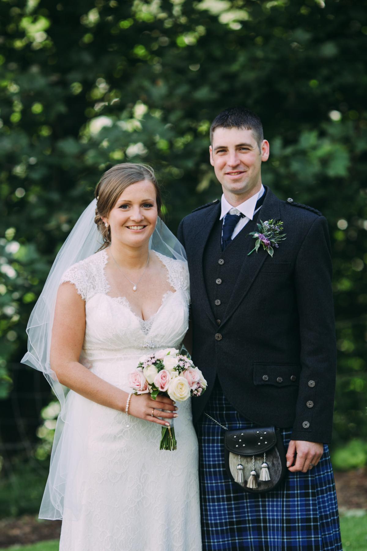 Kerry Barr, East Kinleith Farm, Currie, married Ian Clark, Westmuir Farm, West Calder, at Currie Kirk, followed by a reception at the Dalmahoy Hotel
Photo is by Eilidh Robertson photography.
