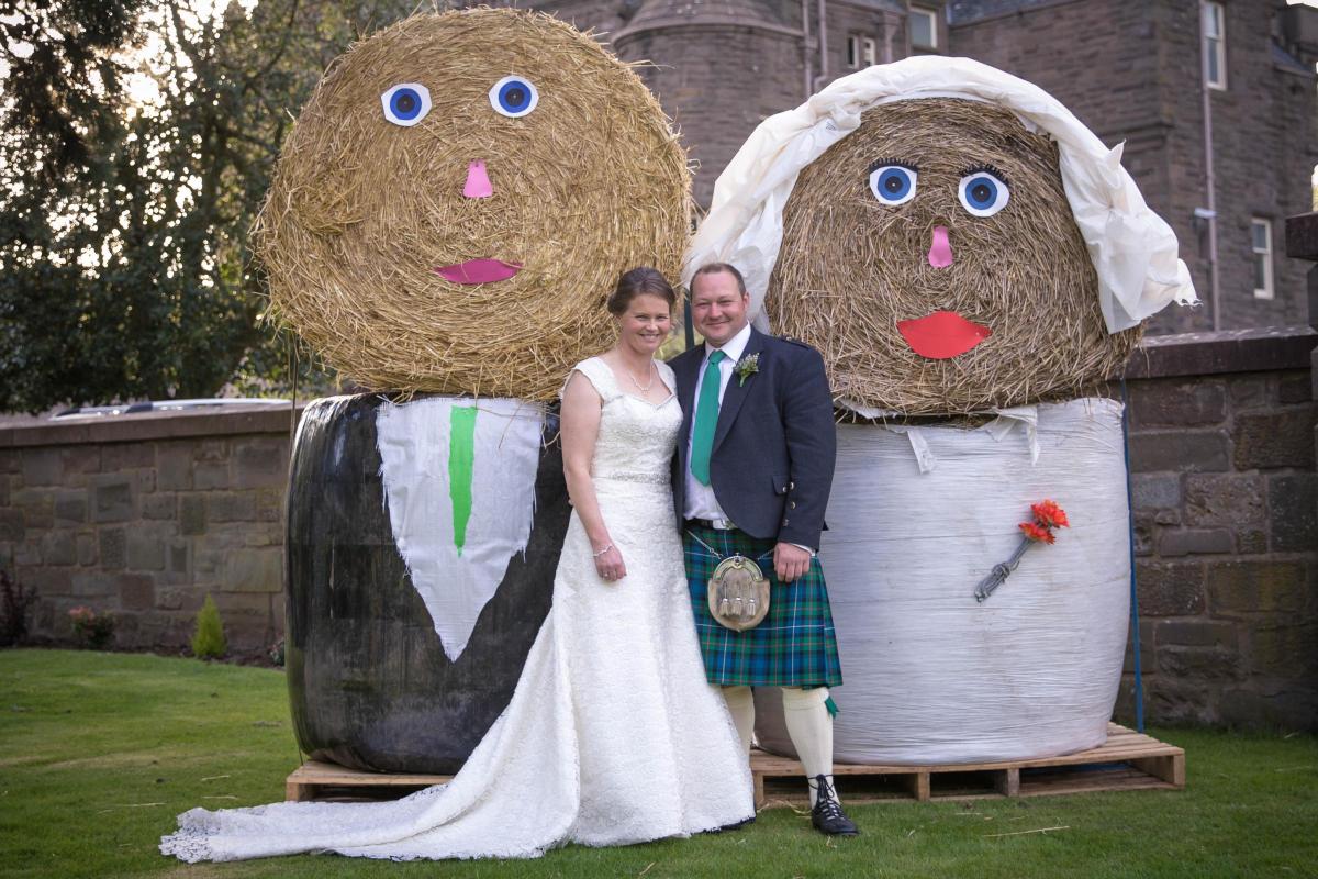Married at the Doubletree Hilton Dundee, were Shonagh Steven, Craigmill Farm , Carnoustie and Stuart Stark, Lochton Farm, Abernyte Photo: Cnd Photography