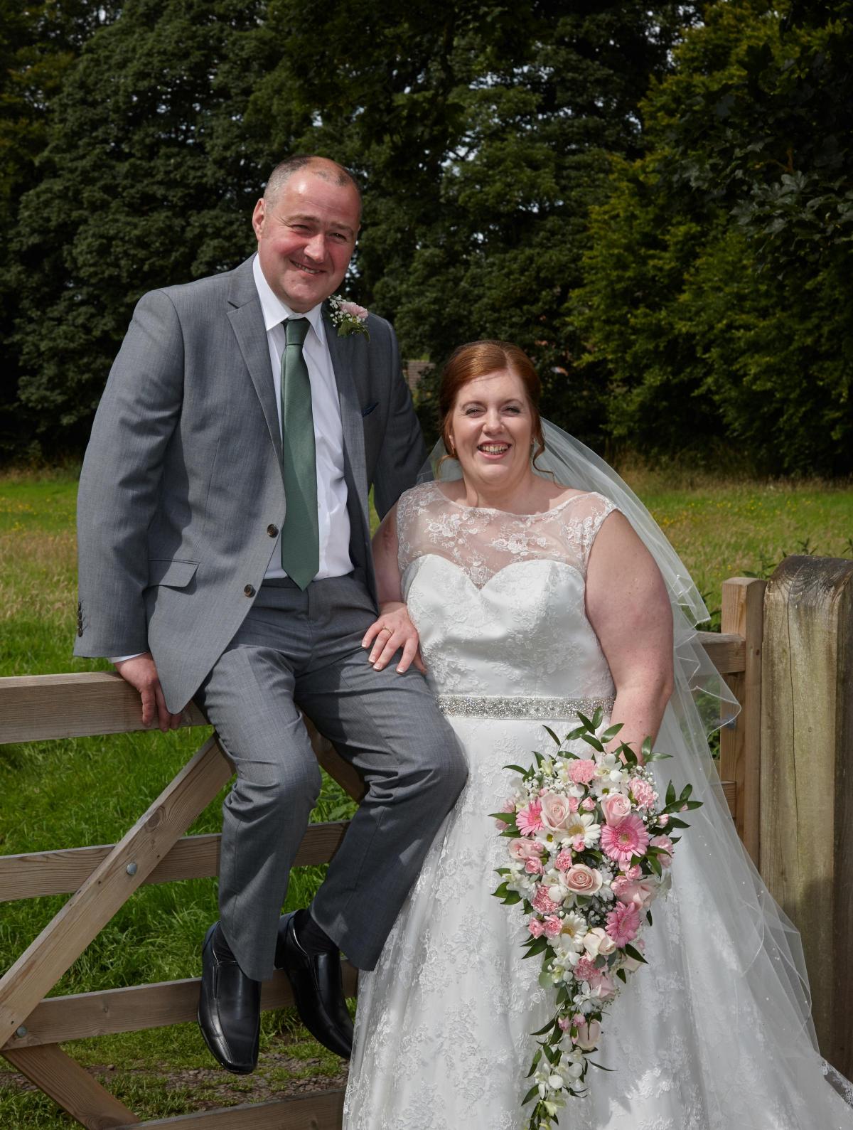 Alan Threlkeld married Stephanie Janet Robinson at Lanercost Priory, Lanercost, in Cumbria