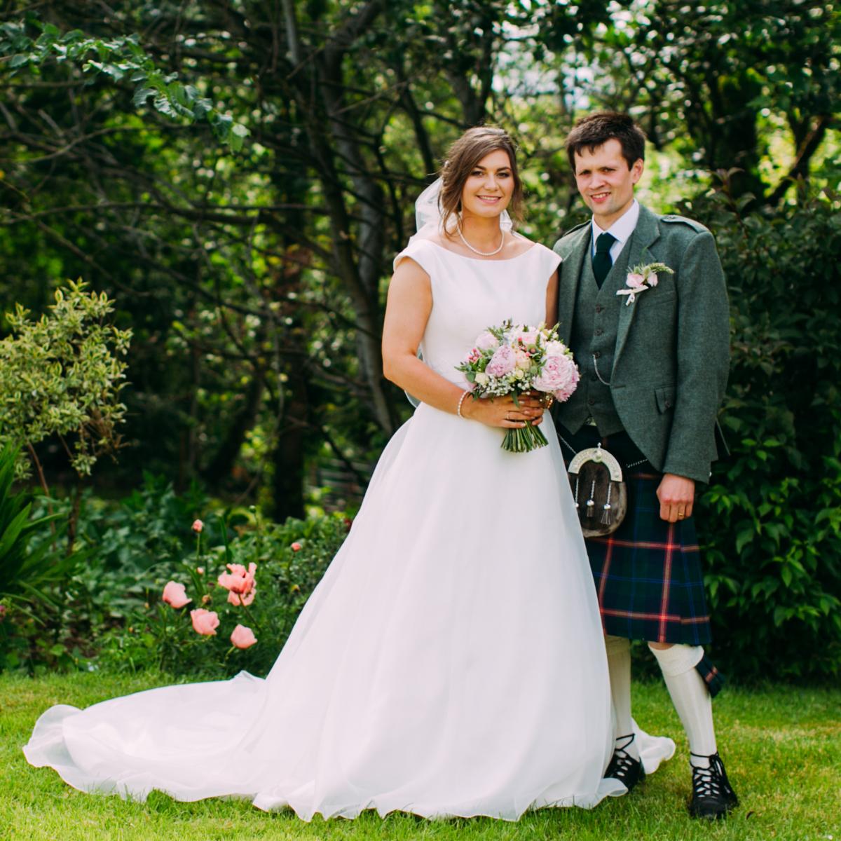 Calum Young, Bunchrew Farm, Inverness, married Rachel Matheson, Ballicherry Farm, Balblair, at  Cromarty Church of Scotland Photo: Eilidh Robertson
