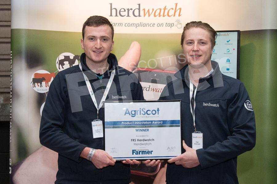 Product innovation award winner was the FRS Herdwatch, receiving the award was Geariod Kenny and Dan Brenan. Ref: RH1511170169.