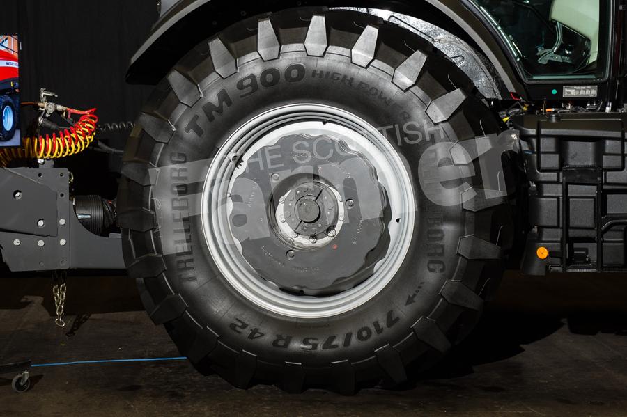 Tractor Tyres and wheel weights. Ref: RH200318128.