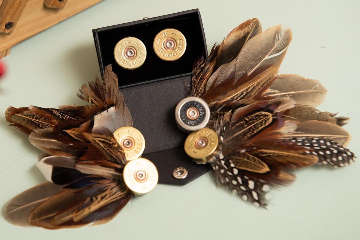 Feather Hair Clip - Horse Mane Feather Clip - Pheasant Feathers